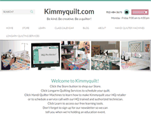 Tablet Screenshot of kimmyquilt.com